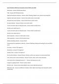 Sports Medicine HOSA Exam Questions Solved 100&percnt; Latest 2025