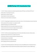 AORN Periop 101 Final Exam 2024
