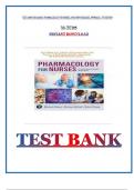 TEST BANK FOR ADAM&rsquo;S PHARMACOLOGY FOR NURSES&colon; A PATHOPHYSIOLOGIC APPROACH&comma; &vert;7TH EDITION &vert; ALL CHAPTERS &vert; UPDATED 2024