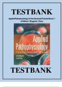 TEST BANK APPLIED PATHOPHYSIOLOGY FOR THE ADVANCED PRACTICE NURSE 1ST EDITION BY LUCIE DLUGASCH&comma; STORY TEST BANK ISBN-9781284150452