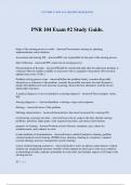 PNR 104 Exam &num;2 Study Guide&period;