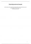 Samenvatting psychodynamische therapie 2025 &lpar;geslaagd in eerste zit&excl;&rpar;