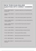 BICSI TE350 EXAM 2024-2025 QUESTIONS WITH CORRECT ANSWERS&period;