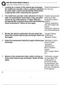 NR 324 Adult Health I week 2 Questions with Answers &lpar;Graded A&plus;&rpar;