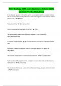 NEET Biology 2025 Exam Questions Solved 100&percnt; Correct&vert; Verified Solutions