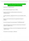 NEET Biology 2025 Latest Exam Questions Solved 100&percnt; Correct&vert; Verified Solutions