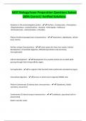 NEET Biology Exam Preparation Questions Solved 100&percnt; Correct&vert; Verified Solutions