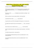 ANSC Exam 4 Questions with 100&percnt; Verified Correct Answers 2025