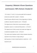 Carpentry 2 Module 8 Exam Questions  and Answers 100&percnt; Solved &vert; Graded A&plus;