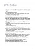 CIT 594 Final Exam 2026&sol;2027 Questions And Correct  Detailed  Answers With Rationales