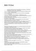 BHS 175 final QUESTIONS WITH DETAILED VERIFIED ANSWERS 2025&sol;2026  &lpar;100&percnt; CORRECT ANSWERS&rpar; &sol;ALREADY GRADED A&plus;