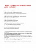 TCOLE 1st Exam Academy 2024 study guide verified A&plus;