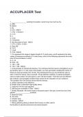 20245&sol;2026 ACCUPLACER READING COMPREHENSION ALL  EXAMS  WITH CORRECT ANSWERS &lpar;ALL BUNDLED HERE&excl;&excl;&excl;&rpar;