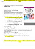 Test Bank for Wong&rsquo;s Essentials of Pediatric Nursing&comma; 11th Edition by Hockenberry&comma; 9780323624190&comma; Covering Chapters 1-31 &vert; Includes Rationales
