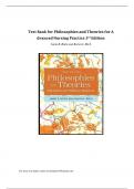 Philosophies and Theories for Advanced Nursing Practice 3rd Edition Butts Test Bank