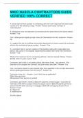 MHIC NASCLA CONTRACTORS GUIDE VERIFIED 100&percnt; CORRECT 
