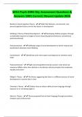 WGU Psych D094 Obj&period; Assessment Questions & Answers 100&percnt; Correct&vert; Newest Update 2025