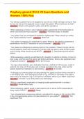 Prophecy general ICU A V3 Exam Questions and  Answers 100&percnt; Pass