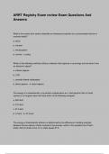 AMERICAN REGISTRY OF RADIOLOGIC TECHNOLOGISTS &lpar;AART&rpar; EXAM ACTUAL EXAM 2 VERSIONS &lpar;VERSION A AND B&rpar; COMPLETE QUESTIONS WITH DETAILED VERIFIED ANSWERS 100&percnt; CORRECT ANSWERS ALREADY GRADED A&plus; Guaranteed Pass&period;