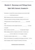 Module 8 - Raceways and Fittings Exam  Q&A 100&percnt; Solved &vert; Graded A&plus;
