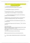 ANSC 1011&colon; Genetics&sol;Transgenics Questions with Correct Answers 2025