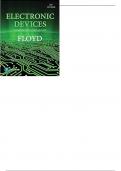 TEST BANK for  Electronic Devices Conventional Current Version  10th Edition by Thomas L&period; Floyd  All Chapters 1-18