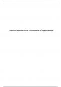 Principles of Antimicrobial Therapy & Pharmacotherapy for Respiratory Disorders&comma; Anita Douglas Shadow Health Assessment