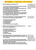 AIS Chapter 11 Questions with Answers