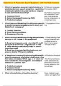 Salesforce AI Associate Exam Questions with Verified Answers