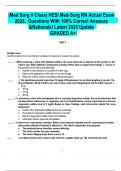&lpar;Med Surg II Class&rpar; HESI Med-Surg RN Actual Exam 2025&period;  Questions With 100&percnt; Correct Answers &Rationale&excl; Latest 2025 Update   GRADED A&plus;&period; 