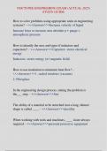 NOCTI PRE ENGINEERING EXAM &lpar;ACTUAL 2026&rpar;  STUDY GUIDE