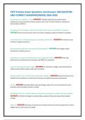 CEFP Practice Exam Questions and Answers 300 QUESTINS AND CORRECT ANSWERS&lbrace;GREEN&rcub; 2024-2025