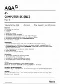 AQA AS COMPUTER SCIENCE PAPER 1 QUESTION PAPER 2024 &lpar;7516&sol;1&rpar;