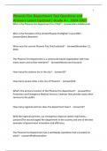 Phoenix Fire Department Test Questions and Answers Latest Updated &vert; Grade A&plus;&period; 2024-2025