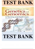 Test Bank - for Genetics and Genomics in Nursing and Health Care Second Edition by Theresa A&period; Beery&comma; M&period; Linda Workman&comma; All Chapters &vert; Complete Guide A&plus;