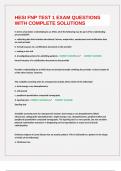 HESI FNP TEST 1 EXAM QUESTIONS WITH COMPLETE SOLUTIONS 