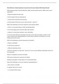 NSG 3250 Bundled Exam Questions and Correct Answers 