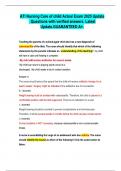 ATI Nursing Care of child Actual Exam 2025 Update &period; Questions with verified answers&period; Latest Update&period; GUARANTEED A&plus;&period;