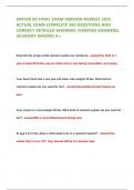 DRIVER ED FINAL EXAM VERSION NEWEST 2025  ACTUAL EXAM COMPLETE 300 QUESTIONS AND  CORRECT DETAILED ANSWERS &lpar;VERIFIED ANSWERS&rpar;  &vert;ALREADY GRADED A&plus;