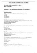 Intercultural Competence&comma; 8th Edition&comma; Lustig&comma; Koester&comma; Halualani - Test Bank and Instructor Manual - All Chapters Covered