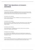 PBST Test Questions & Answers 2024&sol;2025 
