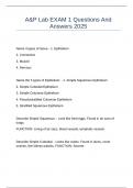 A&P Lab EXAM 1 Questions And Answers 2025