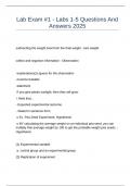 Lab Exam -1 - Labs 1-5 Questions And Answers 2025