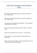 LAB Exam Questions & Answers 