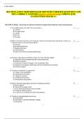 BIO 2870 LATEST MIDTERM EXAM-2025 WITH VERIFIED QUESTIONS AND 100&percnt; CORRECT ANSWERS &lpar;answers on the last page&rpar;&period; SPRING QTR&period; GUARANTEED GRADE A&plus;