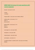 NRNP 6566 final prep 6-12 exam questions with correct responses
