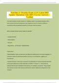 Test Out A&plus; Practice Exam 1&period;2&period;8 &vert; Latest 2025 Update &vert; Questions with 100&percnt; Correct Answers &vert; Verified
