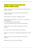 ANEQ 101&colon; Final Exam Questions with complete solution 