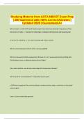 Studying Material from AOTA NBCOT Exam Prep &vert; 200 Questions with 100&percnt; Correct Answers &vert; Updated 2025 &vert; Guaranteed A&plus;