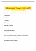 StraighterLine Anatomy and Physiology II - Chapter 19&colon; Blood Questions with 100&percnt; Correct Answers &vert; Verified &vert; Latest Update 2025